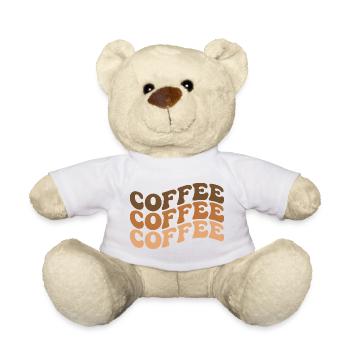 Citation d'un amateur de café - Nounours - blanc - Devant