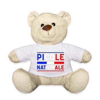 Nationale Trinkgasse Neues Design - Teddy - Weiß - Vorne