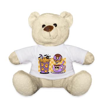COFFEE_TIME - Nounours - blanc - Devant