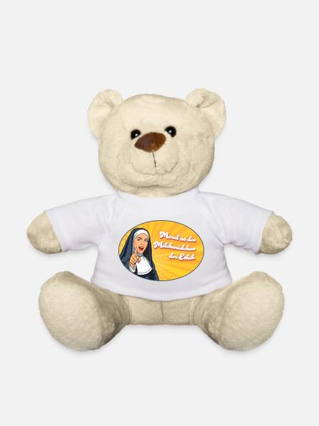 Moral ist für Milchmädchen - Teddy - Weiß