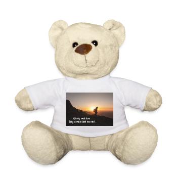 Wisely and slow: They stumble that run fast - Teddy Bear - white - Front