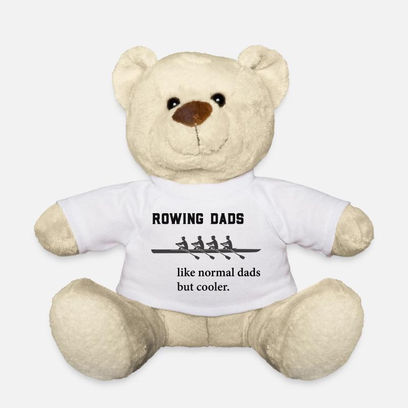 Rowing Sayings: Rowing Dads - Teddy Bear - white
