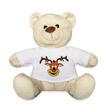 Rudolph das fröhliche Rentier - Teddy - Weiß - Vorne