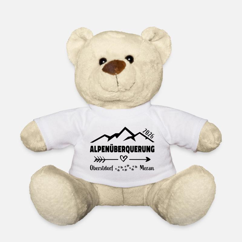 Alpenüberquerung E5 2026 Oberstdorf Meran - Teddy - Weiß