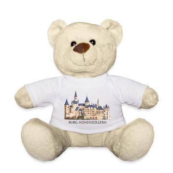 Burg Hohenzollern Illustration Handzeichnung - Teddy - Weiß - Vorne
