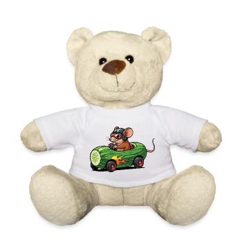 Mouse Racer Caisse de Sapon Courses de Concombre Sports - Nounours - blanc - Devant