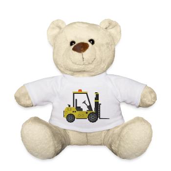 Forklift - Teddy Bear - white - Front