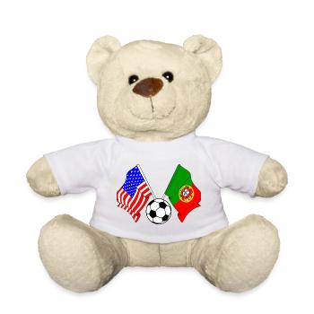 Football Portugal vs USA - Nounours - blanc - Devant