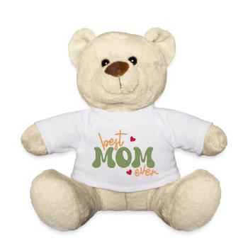 best mom ever - Teddy Bear - white - Front