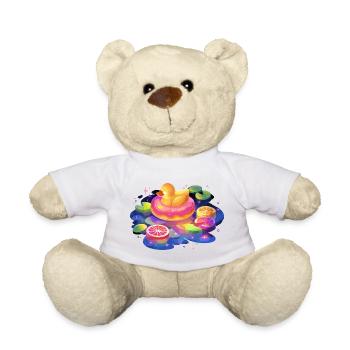 Voyage au canard donut fruité - Nounours - blanc - Devant
