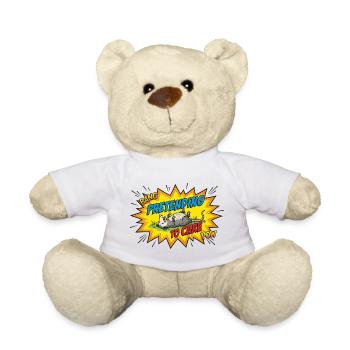 Faire semblant de s’en soucier, opossum - Nounours - blanc - Devant