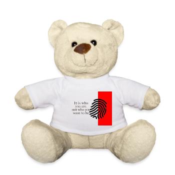 Real You Fingerprint Contrast - Teddy Bear - white - Front