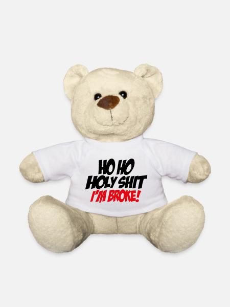 Ho Ho, je suis fauché ! - Nounours - blanc