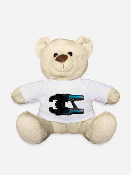 Space Drop Lasercutter - Teddy - Weiß