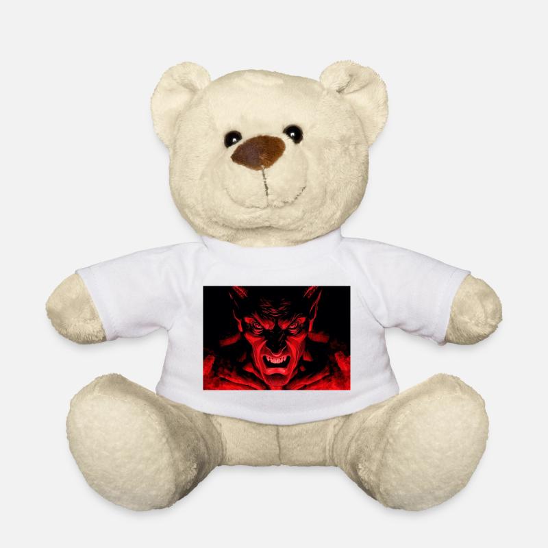 The Devil - Teddy Bear - white