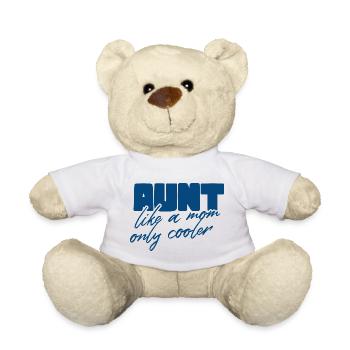 Tante wie eine Mutter, cooler - Teddy - Weiß - Vorne