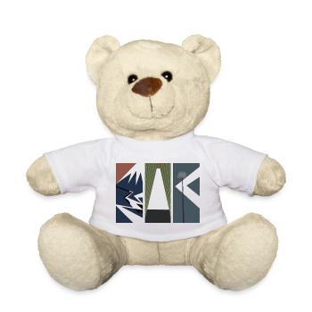 Piece Of Japan - Art japonais moderne - Nounours - blanc - Devant