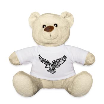 eagle - Teddy Bear - white - Front