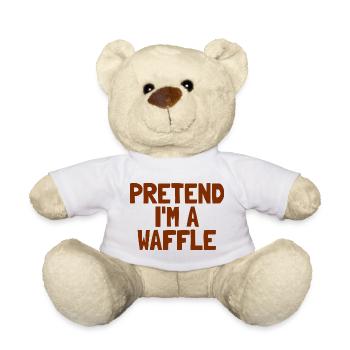 Frühstück an Halloween: Ich tu so, als wäre ich ei - Teddy - Weiß - Vorne