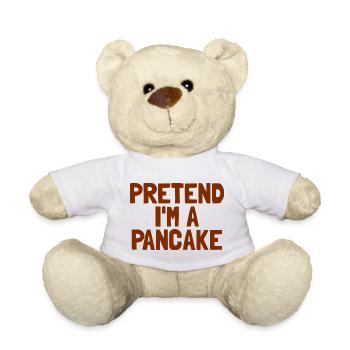 Imagine que je suis un petit-déjeuner pancake Ha - Nounours - blanc - Devant