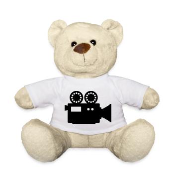 Caméra de cinéma - Nounours - blanc - Devant