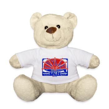 Salzige Idylle, Ventilator und Meeresliebe - Teddy - Weiß - Vorne