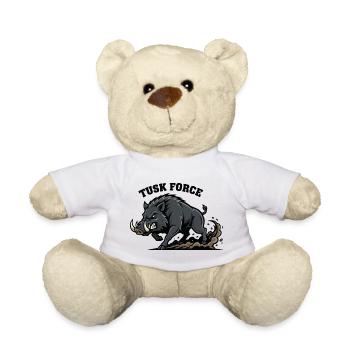 Tusk Force Wild Boar Charge - Teddy Bear - white - Front
