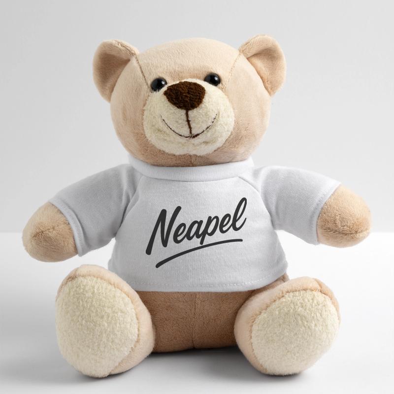 Naples Script Lettering Teddy Bear