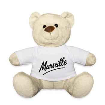 Marseille Script Schwung - Teddy - Weiß - Vorne