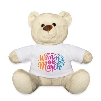 Women Day 8th March - Teddy - Weiß - Vorne