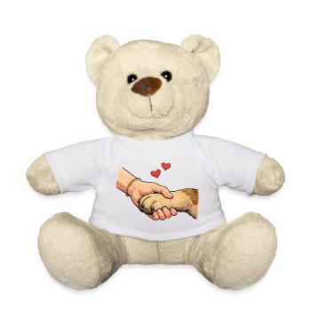 Paw Dog Love Dogs - Teddy Bear - white - Front