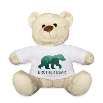 Frère Ours Frère Forêt d’Ours Nature - Nounours - blanc - Devant