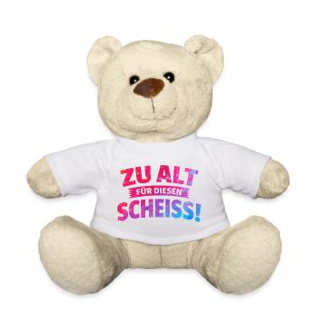 trop vieux pour ces conneries - Nounours - blanc - Devant