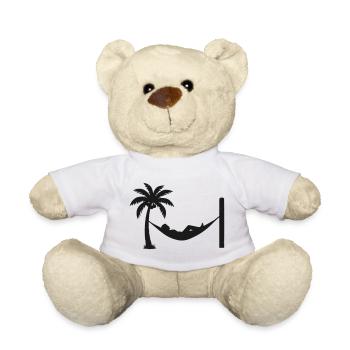 Hängematte Palme Chillen - Teddy - Weiß - Vorne
