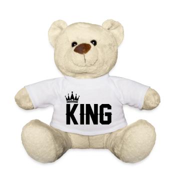King - Teddy Bear - white - Front