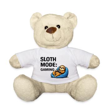 Sloth-Modus-Gaming - Teddy - Weiß - Vorne