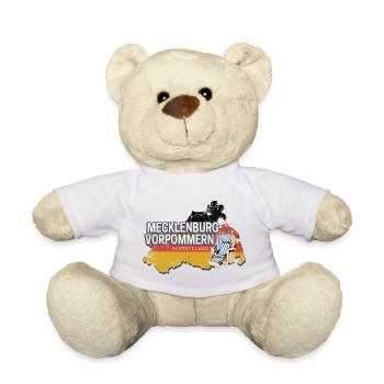 Mecklenburg-Vorpommern Deutschland Bundesland - Teddy - Weiß - Vorne