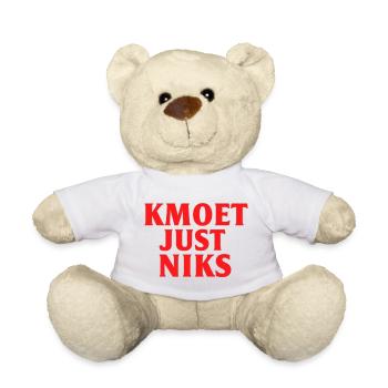 Kmoet just nothing, Dialecte anversois Chemises - Nounours - blanc - Devant