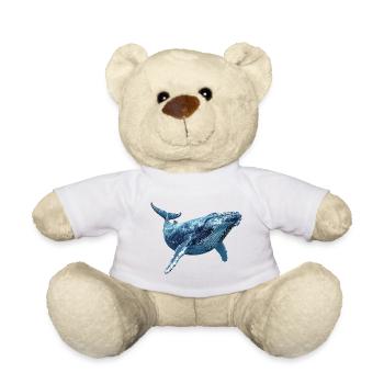 Humpback whale - Teddy Bear - white - Front