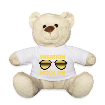 Vacation Mode On Retro - Teddy Bear - white - Front