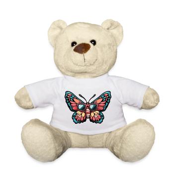 Vacances de la bande dessinée papillon - Nounours - blanc - Devant