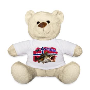 Norwegen Dorsch- Angeln - Teddy - Weiß - Vorne