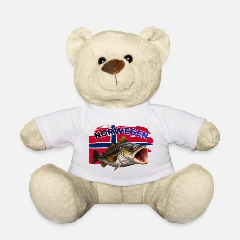 Norwegen Dorsch- Angeln - Teddy - Weiß