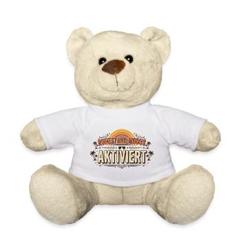 Ruhemodus Aktiviert Retro Sunset - Teddy - Weiß - Vorne