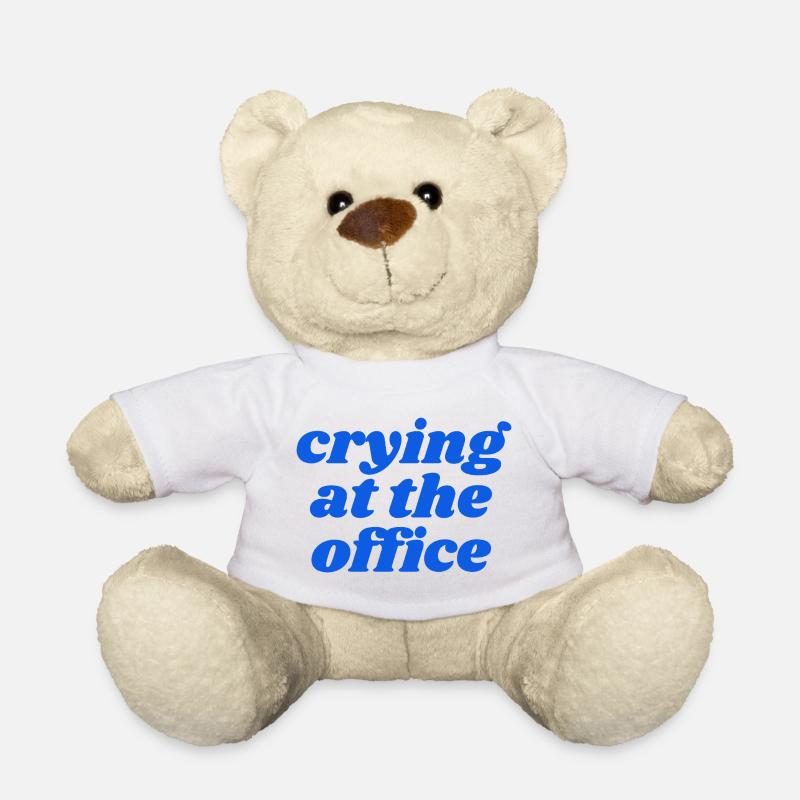 Pleurer au bureau - Nounours - blanc