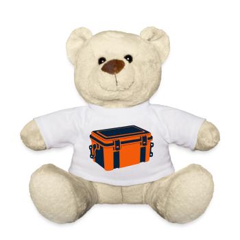 Kühlbox Camping Angeln Picknick - Teddy - Weiß - Vorne