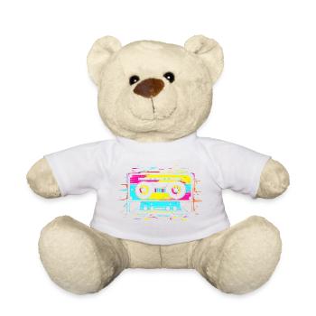 90s cassette - Teddy Bear - white - Front