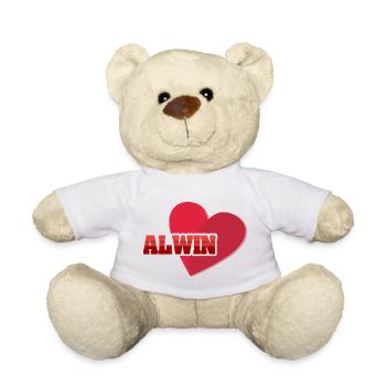 Alwin - Teddy Bear - white - Front