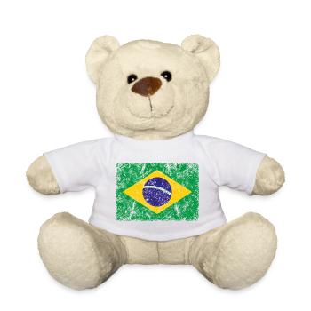 Brasilien  - Teddy - Weiß - Vorne