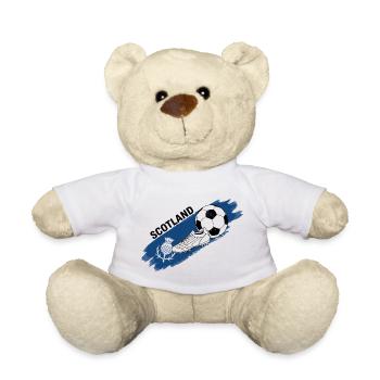 Scotland Football Scotland Soccer Fan-Trikot - Teddy - Weiß - Vorne